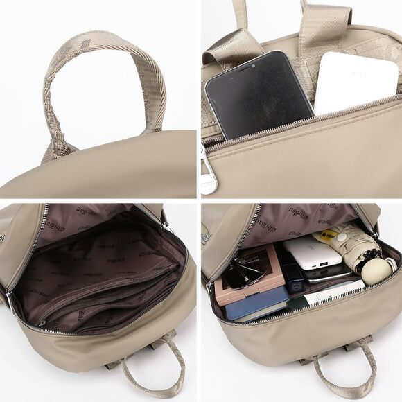 8194 Casual Mini Resistant Backpack Nylon 12.9 Inch Lightweight Simple Dual main image 8